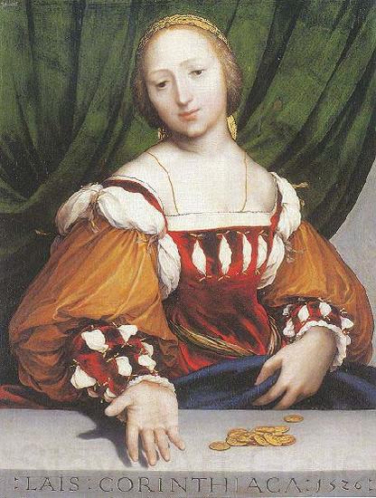 Hans holbein the younger Holbein Lais of Corinth